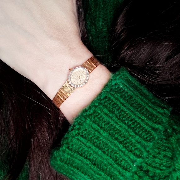 Wittnauer Women's Vintage Gold And Diamond Watch - Picture 8 of 8